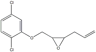 2,5-Dichlorophenyl 3-allylglycidyl ether 结构式