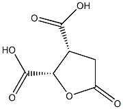 (2S,3R)-Tetrahydro-5-oxofuran-2,3-dicarboxylic acid 结构式