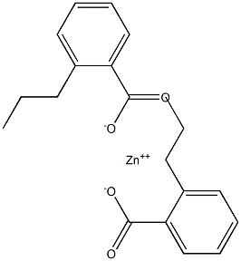 Bis(2-propylbenzoic acid)zinc salt 结构式
