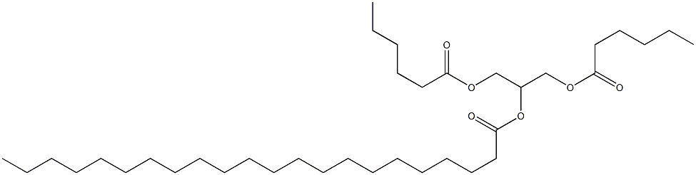 2-O-Behenoyl-1-O,3-O-dicaproylglycerol 结构式