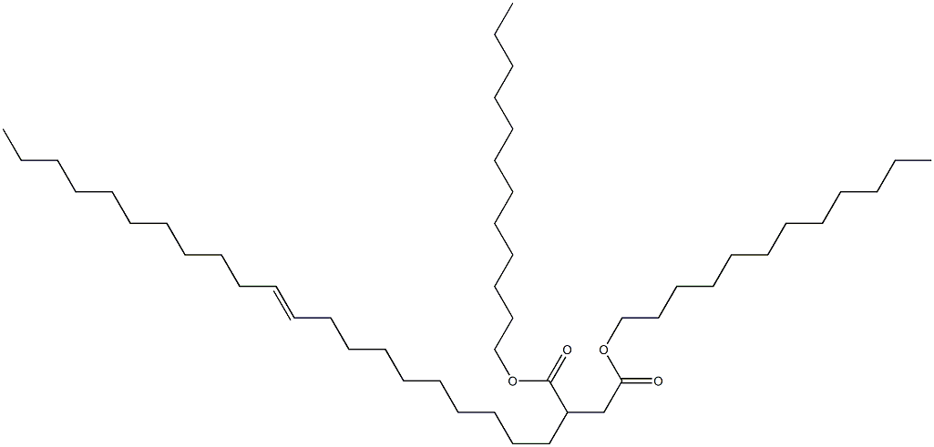 2-(10-Henicosenyl)succinic acid didodecyl ester 结构式