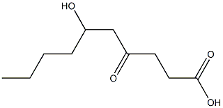 6-Hydroxy-4-oxodecanoic acid 结构式