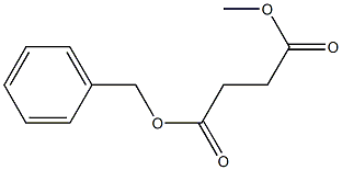 Butanedioic acid 1-benzyl 4-methyl ester 结构式