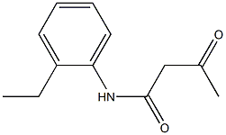 N-(2-Ethylphenyl)acetoacetamide 结构式