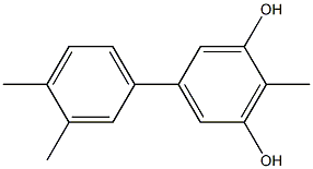 2-Methyl-5-(3,4-dimethylphenyl)benzene-1,3-diol 结构式