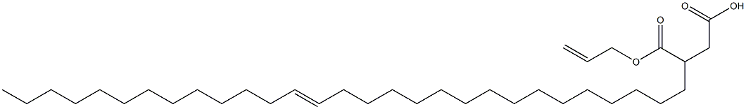 3-(16-Nonacosenyl)succinic acid 1-hydrogen 4-allyl ester 结构式