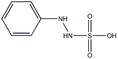 1-Phenylhydrazine-2-sulfonic acid 结构式