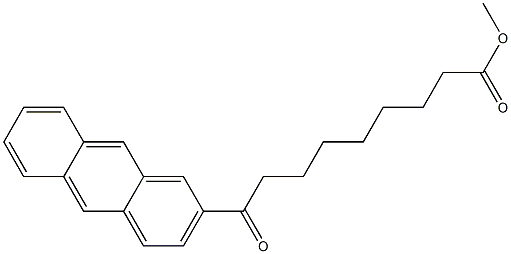 9-(Anthracen-2-yl)-9-oxononanoic acid methyl ester 结构式