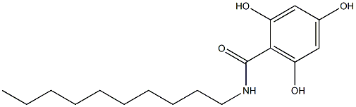 2,4,6-Trihydroxy-N-decylbenzamide 结构式