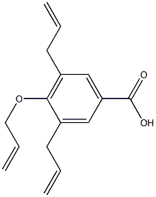 4-(Allyloxy)-3,5-diallylbenzoic acid 结构式