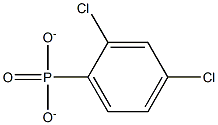 2,4-Dichlorophenylphosphonate 结构式