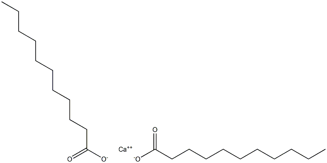 Diundecanoic acid calcium salt 结构式