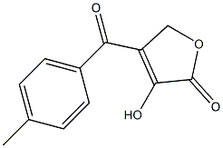 4-(4-Methylbenzoyl)-3-hydroxyfuran-2(5H)-one 结构式
