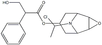 Methylscopolamine chloride 结构式