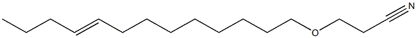 3-(9-Tridecenyloxy)propiononitrile 结构式