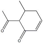 2-Acetyl-3-methyl-5-cyclohexen-1-one 结构式