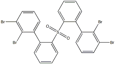 2,3-Dibromophenylphenyl sulfone 结构式