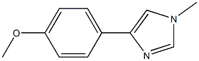 4-(4-Methoxyphenyl)-1-methyl-1H-imidazole 结构式