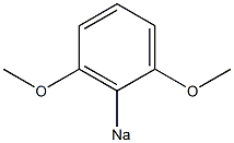 1,3-Dimethoxy-2-sodiobenzene 结构式