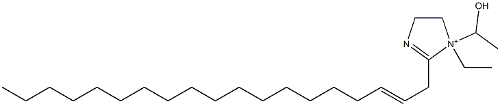 1-Ethyl-1-(1-hydroxyethyl)-2-(2-nonadecenyl)-2-imidazoline-1-ium 结构式