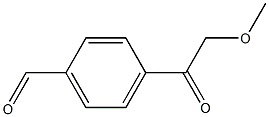 4-(Methoxyacetyl)benzaldehyde 结构式