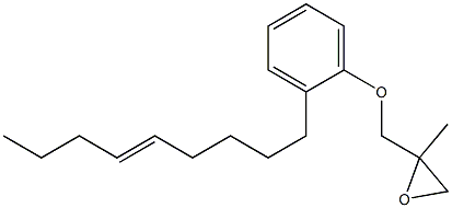 2-(5-Nonenyl)phenyl 2-methylglycidyl ether 结构式