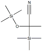 2-(Trimethylsilyl)-2-(trimethylsilyloxy)propionitrile 结构式