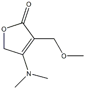 4-Dimethylamino-3-(methoxymethyl)-2(5H)-furanone 结构式