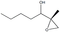 2-Methyl-2-[(S)-1-hydroxypentyl]oxirane 结构式