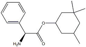 2-(Phenyl)glycine 3,3,5-trimethylcyclohexyl ester 结构式