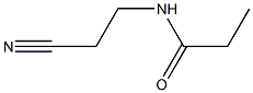 N-(2-Cyanoethyl)propanamide 结构式