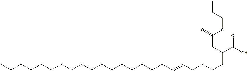 2-(5-Tricosenyl)succinic acid 1-hydrogen 4-propyl ester 结构式