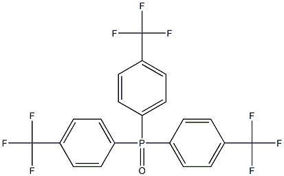 Tris[4-(trifluoromethyl)phenyl]phosphine oxide 结构式