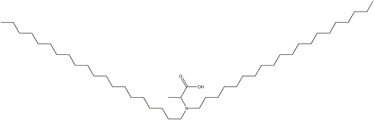 2-(Diicosylamino)propanoic acid 结构式