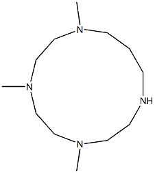 4,7,10-Trimethyl-1,4,7,10-tetraazacyclotridecane 结构式