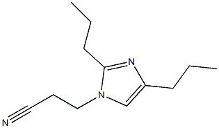 1-(2-Cyanoethyl)-2,4-dipropyl-1H-imidazole 结构式