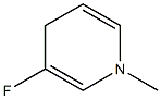 1-Methyl-3-fluoro-1,4-dihydropyridine 结构式