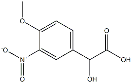 (-)-4-Methoxy-3-nitro-D-mandelic acid 结构式