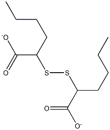 2,2'-Dithiobishexanoate 结构式