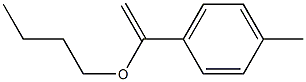 4-(1-Butoxyethenyl)toluene 结构式