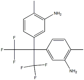 3,3'-[2,2,2-Trifluoro-1-(trifluoromethyl)ethane-1,1-diyl]bis(6-methylaniline) 结构式
