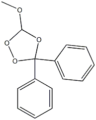 3-Methoxy-5,5-diphenyl-1,2,4-trioxolane 结构式