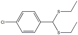 1-[Bis(ethylthio)methyl]-4-chlorobenzene 结构式