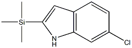 2-Trimethylsilyl-6-chloro-1H-indole 结构式