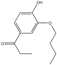 4-Propanoyl-2-butoxyphenol 结构式