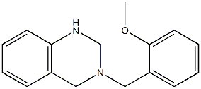 3-(2-Methoxybenzyl)-1,2,3,4-tetrahydroquinazoline 结构式