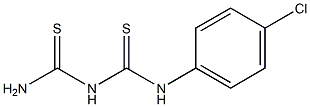 1-(4-Chlorophenyl)dithiobiuret 结构式