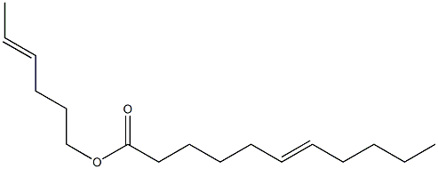 6-Undecenoic acid 4-hexenyl ester 结构式