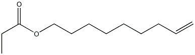 Propionic acid 8-nonenyl ester 结构式