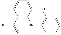 5,10-Dihydro-1-phenazinecarboxylic acid 结构式